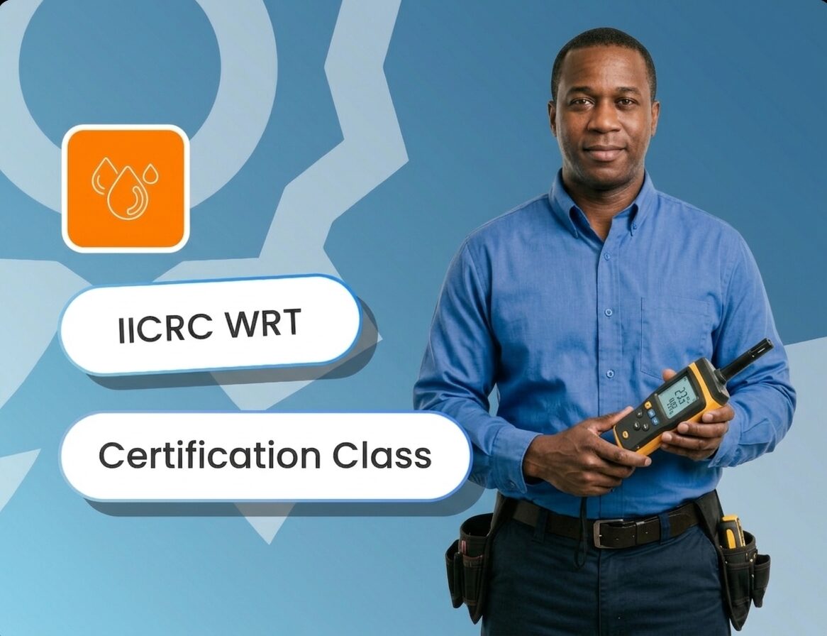 Respond Property Solutions QRV Network certified technician with equipment at a job site